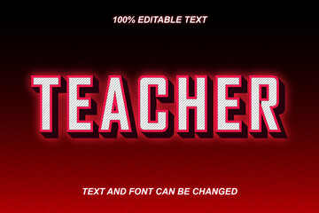 Teacher Editable Text Effect Modern Style