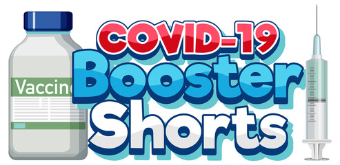 Booster shorts covid 19 vaccine logo