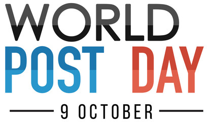 World Post Day on 9 October banner