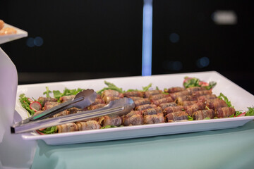 tasty Bacon wrapped dates found at events