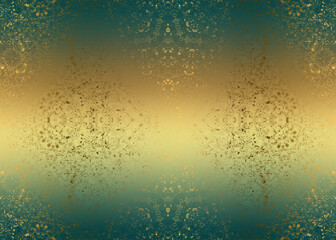 Golden Abstract  decorative paper texture  background  for  artwork  - Illustration