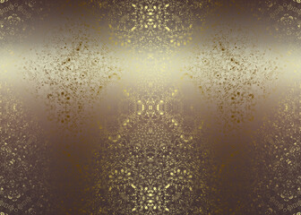Golden Abstract  decorative paper texture  background  for  artwork  - Illustration