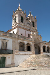 Fototapeta na wymiar Nossa Senhora da Nazare Church, Sanctuary, Nazare, Portugal.