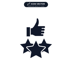 customer review. feedback icon symbol template for graphic and web design collection logo vector illustration