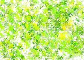 Green abstract background with paint splash