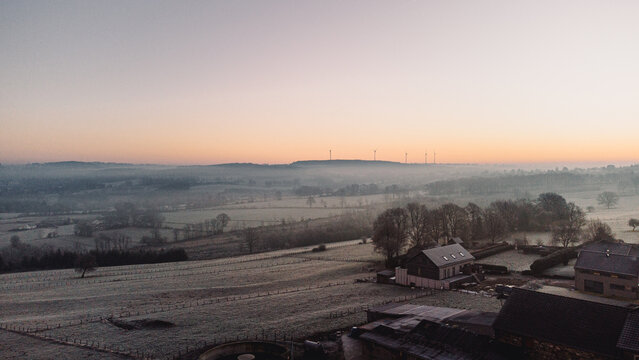Toute la froideur d'un soleil hivernale