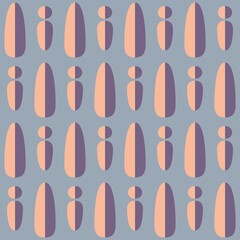 Simple abstract seamless pattern - accent for any surfaces.