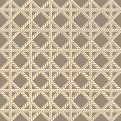 Fototapeta premium Braided Texture Seamless Pattern.