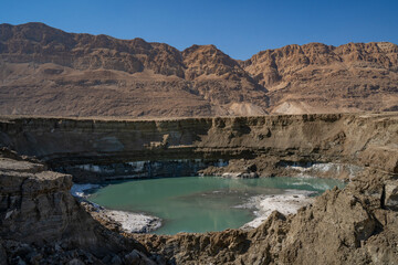 Fototapeta na wymiar A Sinkhole near the Dead Sea