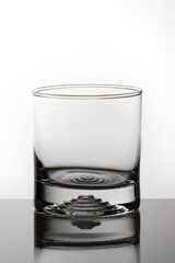 Blank Liquor glass. Drink Product mockup. White background
