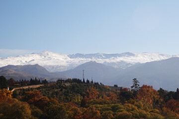 Sierra Nevada mountain National park in Granada, Spain
