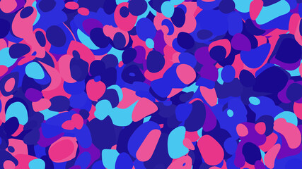 Vector abstract background with blue and pink colors. Illustration with spots