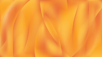 Orange vector abstract background with folds