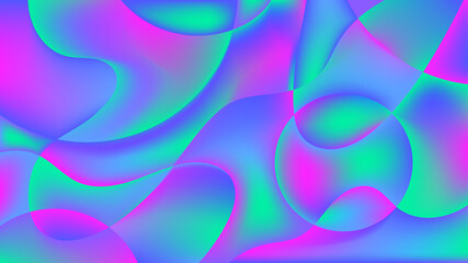 Colorful vector abstract background. Bright geometric wallpaper with gradients