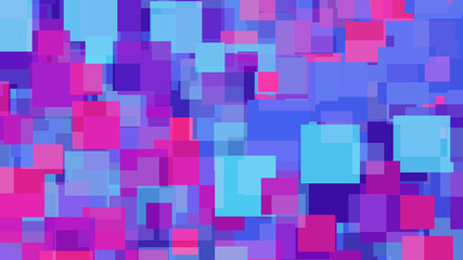 Colorful vector abstract background. Bright geometric wallpaper with squares.