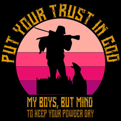 hunthing t shirt design