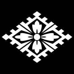 大内義隆の家紋です。大内菱といいます。