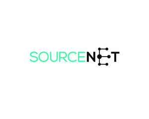 source net wordmark logotype logo template	
