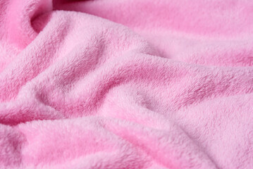 pink fluffy plaid, textile background