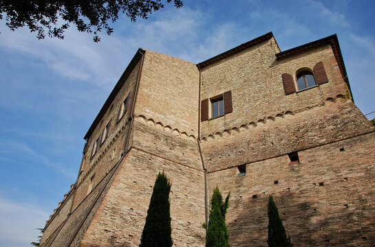 La Rocca di Bertinoro in provincia di Forl&igrave;-Cesena in Emilia Romagna.