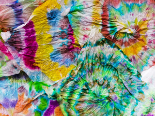 Trendy Dirty Art Grunge. Tie Dye Designs. Rainbow