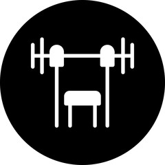 bench press gradient icon