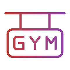 gym line icon