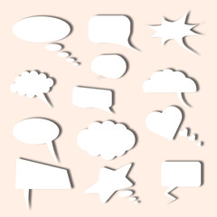 Speech bubble pack flat icon,symbol and vector,Can be used for web, print and mobile