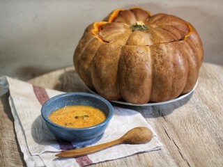 Pumpkin cream soup 