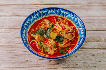 Malatang, chinese spicy numbing hot soup