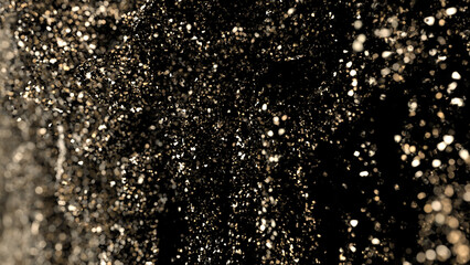 Golden Glitter Abstract Background