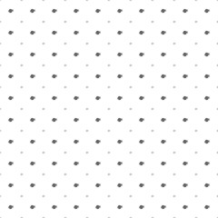 Square seamless background pattern from black digital tech symbols are different sizes and opacity. The pattern is evenly filled. Vector illustration on white background