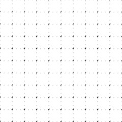 Square seamless background pattern from geometric shapes are different sizes and opacity. The pattern is evenly filled with small black flamingos symbols. Vector illustration on white background