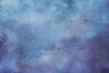 背景素材_水彩テクスチャ_ネイビー