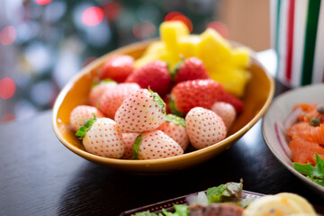 いちごなどフルーツ盛り合わせ