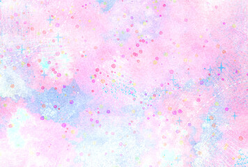 背景素材_水彩テクスチャキラキラ_ピンク
