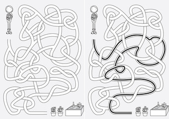 Little gardener maze