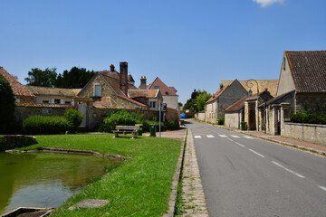 Fototapeta na wymiar Thoiry; France - july 20 2021 : picturesque village