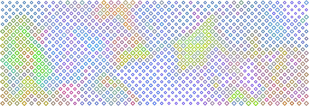 Technology halftone colorful geometric texture background. Spotted vector abstract overlay. Futuristic pattern for web design, advertisment banners, comic books, manga, posters, pakaging.