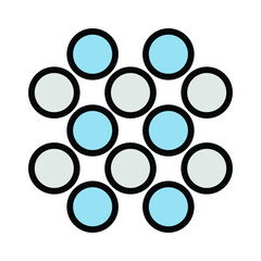  draggable dots Vector icon which can easily modify or edit


