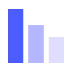  Chart Bar Vector icon which can easily modify or edit

