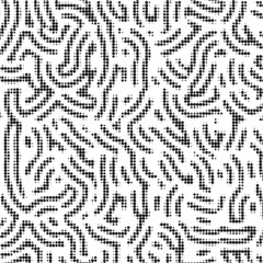 Fototapeta premium Grunge halftone black and white dotted texture background. Spotted vector abstract overlay. Monochrome pattern for web design, advertisment banners, comic books, manga, posters, pakaging