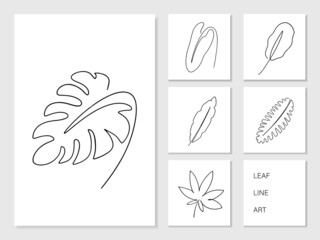 Leaf line art Hand drawn. Illustration about Leaf line art.