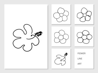 Flower line art Hand drawn. Illustration about Leaf line art.