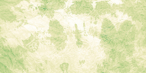 Sepia Wave Paint. Watercolor Art Brushes. Green