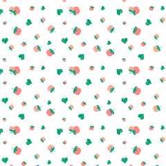 Happy Easter seamless pattern. Trendy Easter design with hand drawn strokes and flowers in pastel colors. Patterns with flowers . Vector