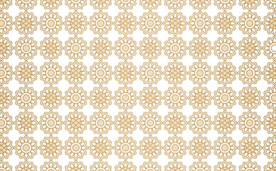 Sunflower Art Deco Pattern