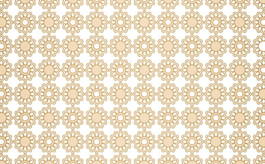 Sunflower Art Deco Pattern