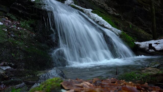 Waterfall at Vraniska River Bosnia and Herzegovina - (4K)