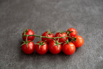 tomatoes on a table